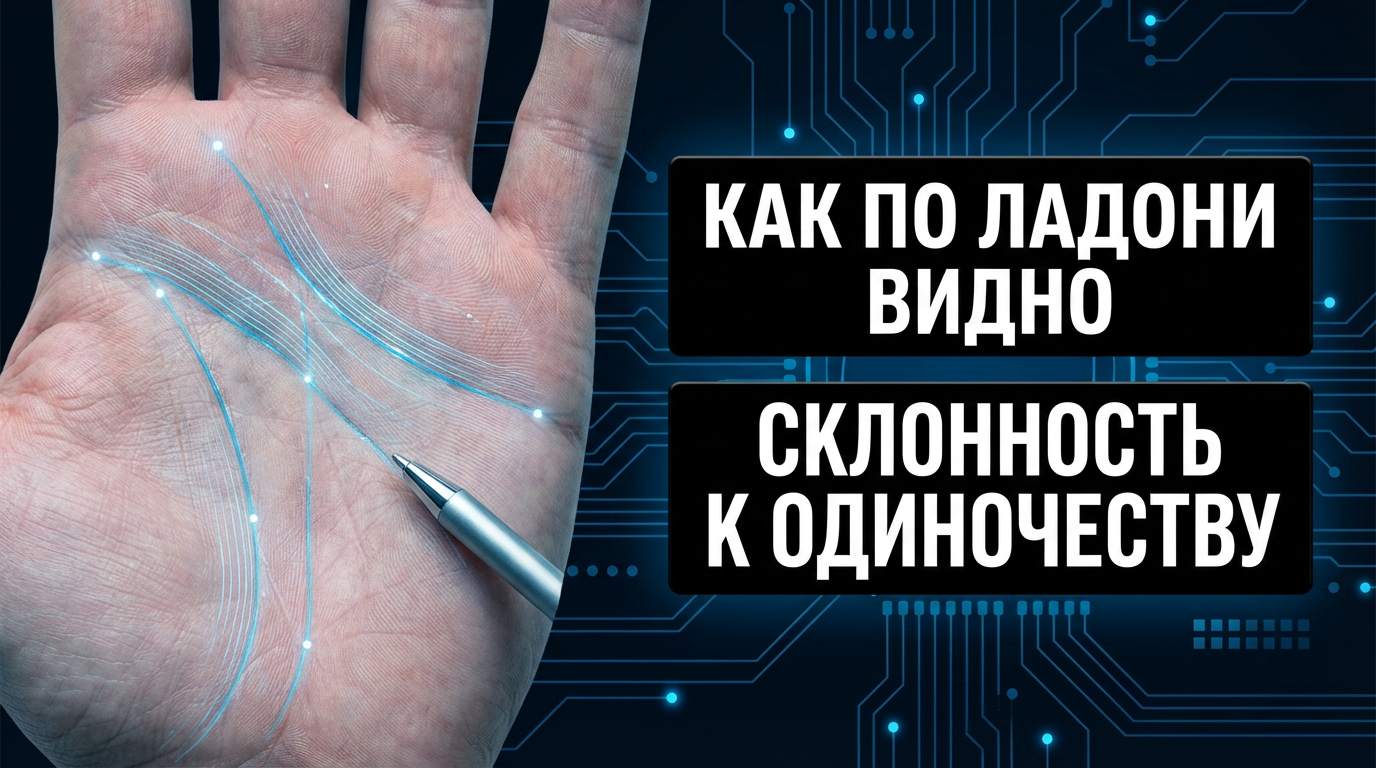 Линии на ладони, указывающие на склонность к одиночеству