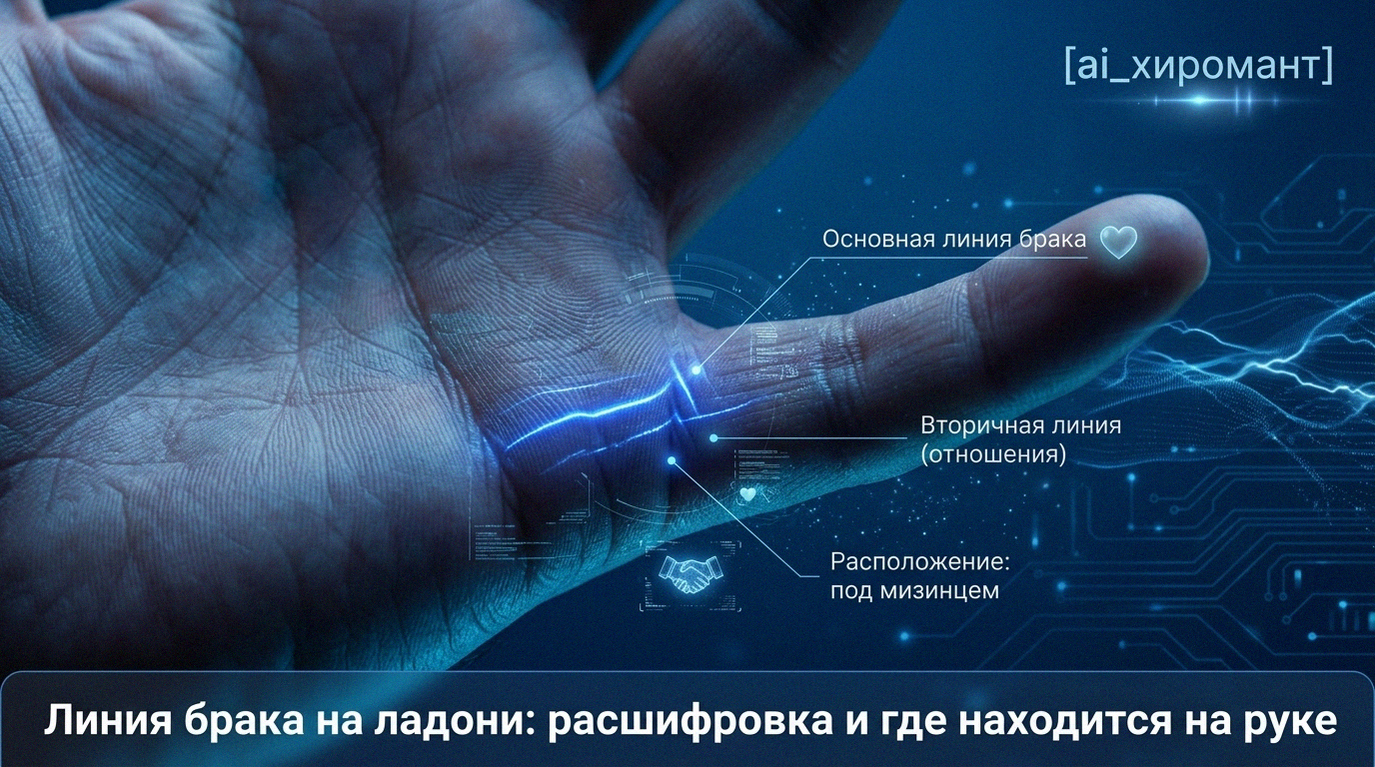Линия брака на ладони