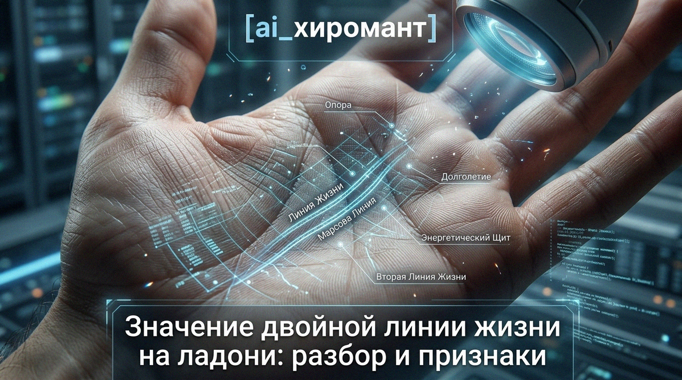 Двойная линия жизни на ладони и ее значение